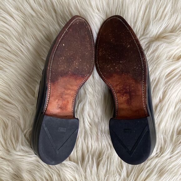 Allen Edmonds Grayson Men\'s Black Leather Tassels Loafers Sz 9.5C - Like a New main image 11